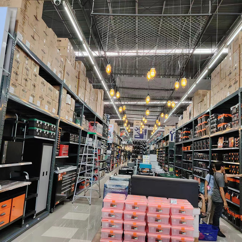 Heavy Duty Customizable Supermarket Metal Shelves Adjustable Shelves And Height