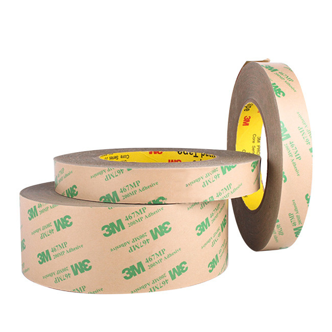 3M™ 467MP No Substrate Tape For Bonding Metal And High Surface Energy Plastics