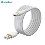 RoHS PVC Nylon Braided Phone Charger Cord , 5A Mobile Charger Data Cable