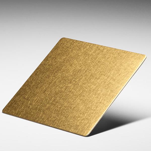 PVC Film Stainless Steel Flat Sheet Cold Rolled 0.5mm x 1219mm x 2438mm Brushed