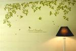 Funky Personalised Tree Wall Flower Stickers G033 / Decal Wall Stickers