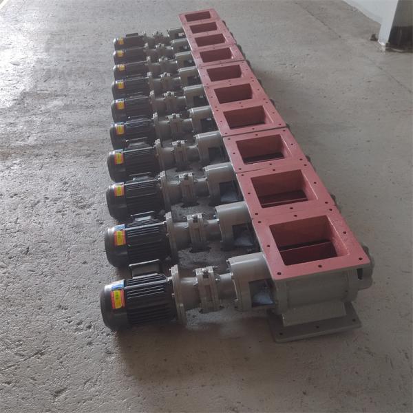 Motorized Rotary Valve Electric Impeller Feeder Dust Unload Discharge Airlock