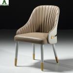 Customized Long Lasting Luxury Hotel Furniture Reception Leather Chairs