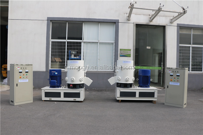 Recycling HDPE Plastic Film Agglomerator 1000KG/H PET Granulator