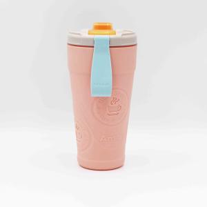 China 12oz 16oz 19oz Silicone Coffee Mug Travel Reusable Leak Proof wholesale