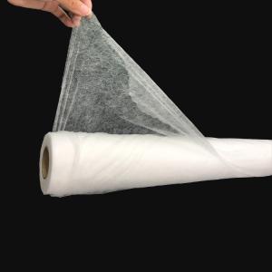 China Fabric Glue PES Hot Melt Adhesive Web / Breathable Polyethylene Film 23gsm wholesale