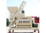 Large Capacity 1m3 Concrete Mixer Machine Double Shaft With Lifter 8700kg Total