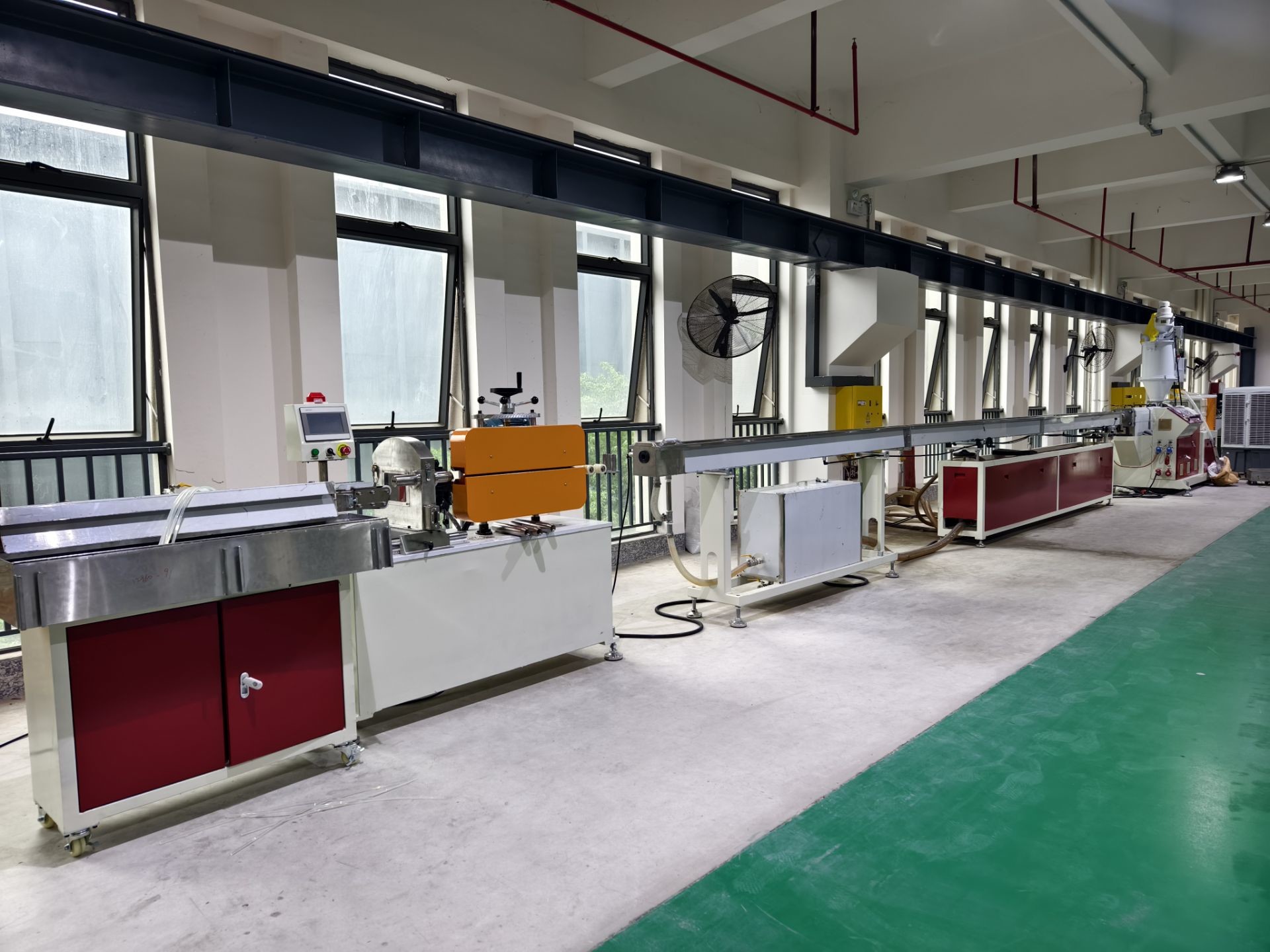 AF-65 TPU Solid Sticks Bar & Tubes Extrusion Production Line For LED Light Guide Strips