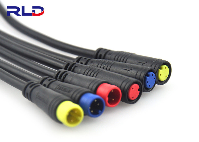 M8 M7 M6 Waterproof Circular Connectors AWG22 AWG24 5pin Male Straight