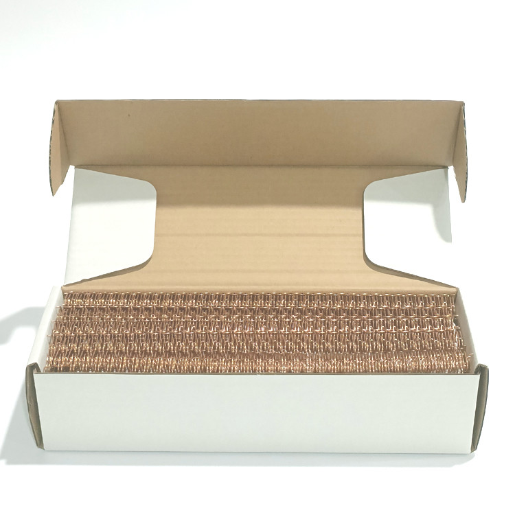 Orange Nylon Coating Double Loop Wire Binding 2:1 For Notebooks
