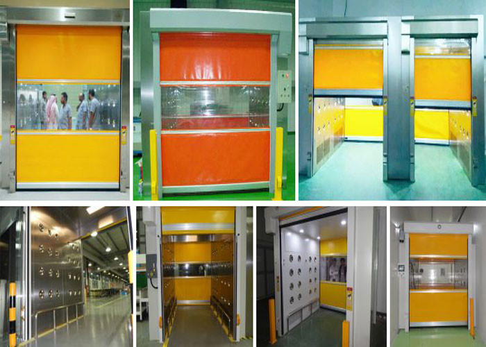 4700KW Rolling Door LCJ Lock Air Showers Stainless Steel SUS304