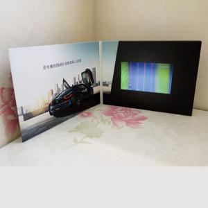 China Digital Promotional Video Brochure Built In Speaker / Rechargeble Battery wholesale