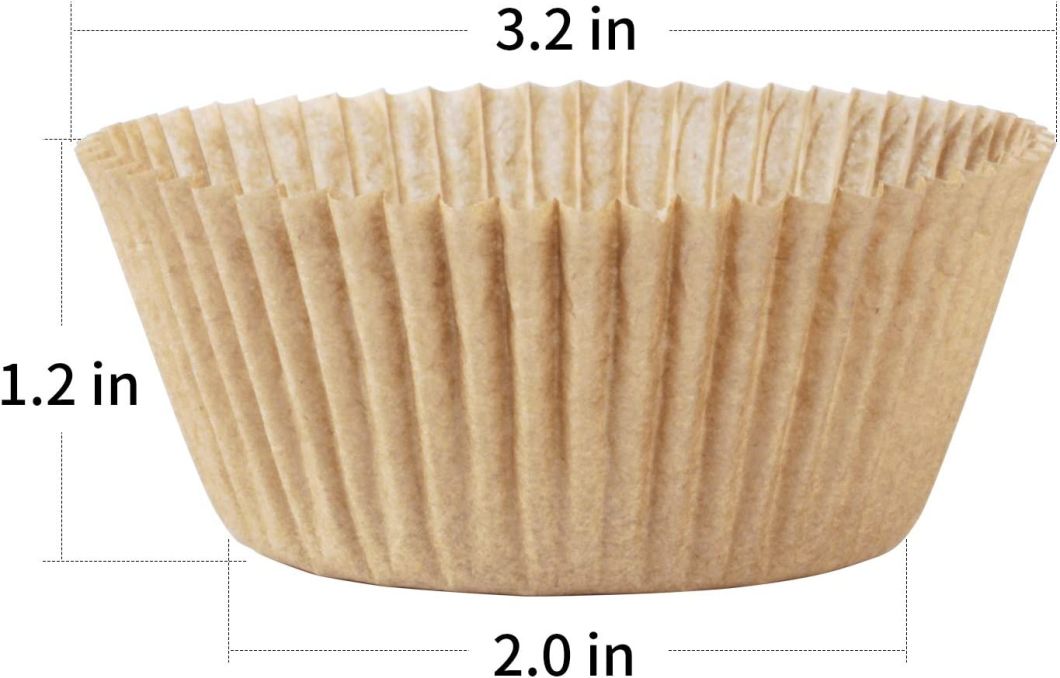 Rk Bakeware China Standard Natural Paper Baking Cup Liner Muffin Liner Cupcake Liner for Automatic Line