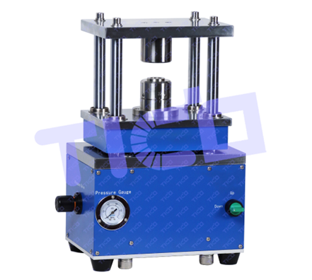 China Coin Cell CR20xx Compact Gas Driven Crimping Machine wholesale