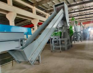China TUV Pet Bottle Recycling Line , SUS304 Plastic Film Pet Washing Line wholesale