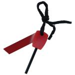 Outdoor Camping Living Survival Tool Iron Toothed Scraper Mini Fire Starter