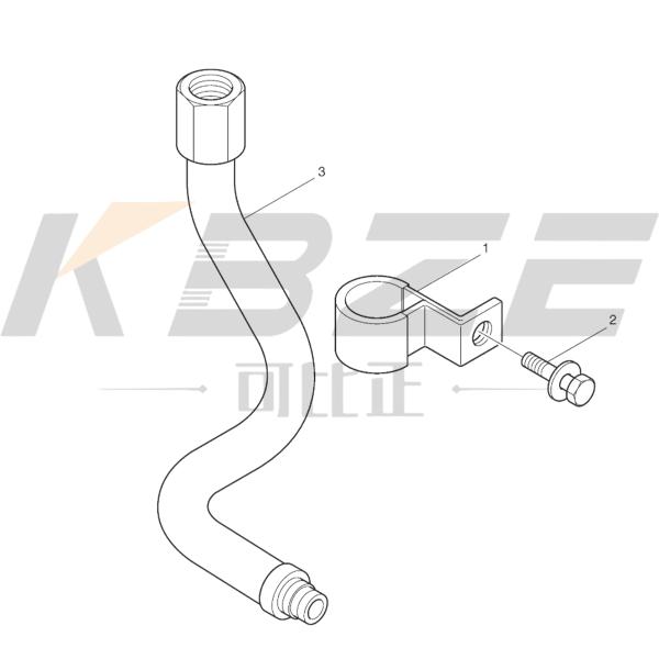NEW GENUINE CUMMINS ISM11 QSM11 3883780 FLEXIBLE;HOSE