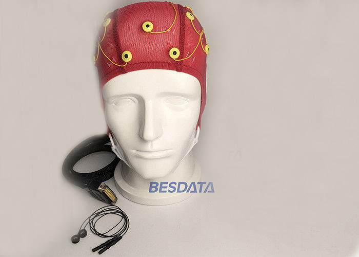 7 Different Color EEG Skull Cap , EEG Sensor Cap For Parkinsons Disease