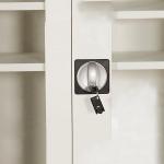 Full Height 1850 MM Fingerprint Lock Metal Filing Cabinet