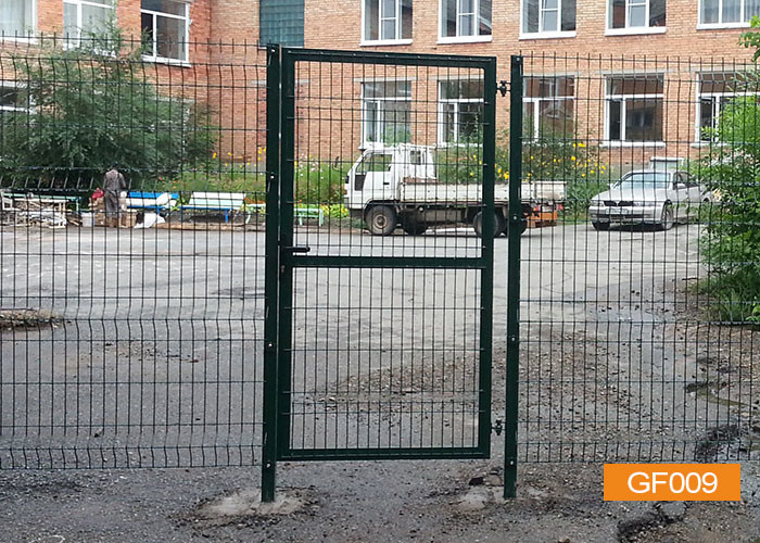 H1m Powder Coated Wrought Iron Garden Fence