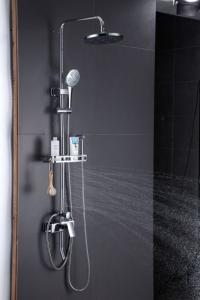 China Hydraulic Electrogenerating SUS314 Rainfall Thermostatic Shower Chrome finished wholesale