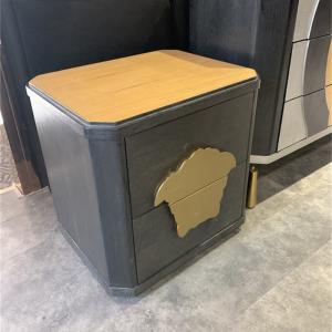 China 0.45x0.55m Modern Bedside Tables Stainless Steel Modern 2 Drawer wholesale