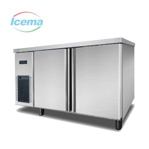 China Stainless Steel Double Door Top Freezer Refrigeration 150 Lbs Upright Refrigerator Freezer wholesale