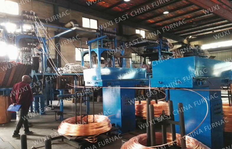 Wire Rod Upward Continuous Casting Machine For Brass Copper Bronze Aluminum