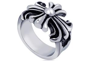China Cross pattern fashion rings for men and women right Zhi-long mark Nanjie wholesale