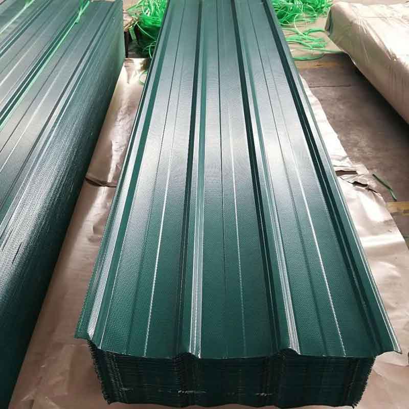 Color Prepainted Galvanized Coated Custom Corrugated Roof Sheet for House Frame Roof