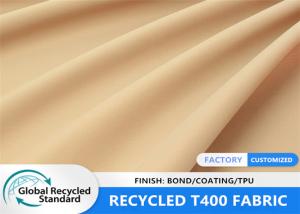 China Recycled PET T400 Polyester Waterproof Eco 50D Winter Jacket Fabric wholesale