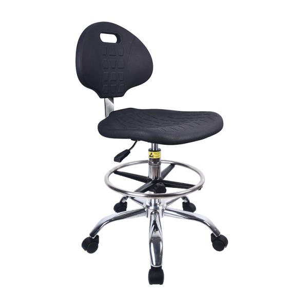 Dust Free Laboratory Ergonomic Esd Pu Leather Swivel Chair Rotating Esd Chair