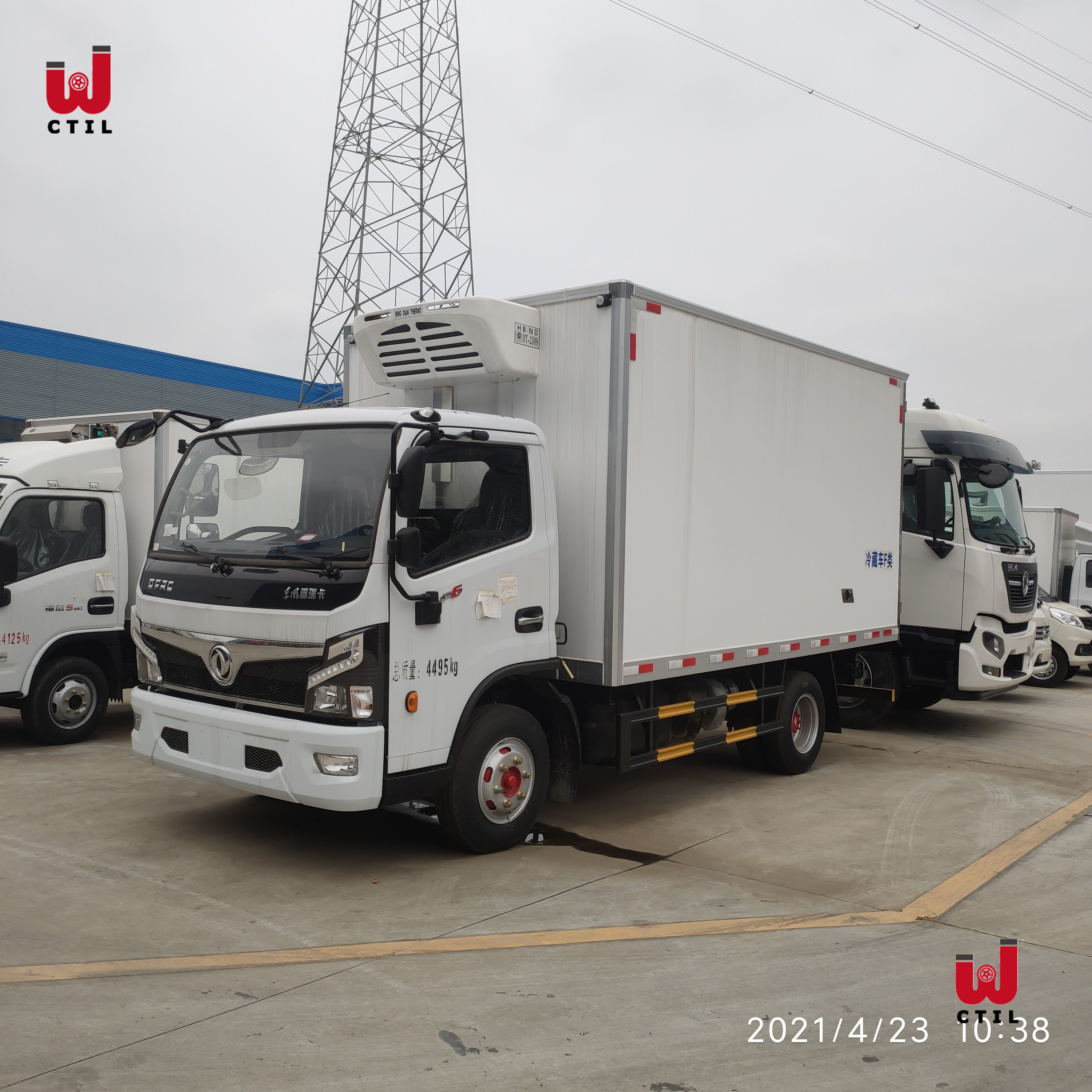 China 4X2 Electric Refrigerated Van 20t Used Refrigerated Box Truck wholesale
