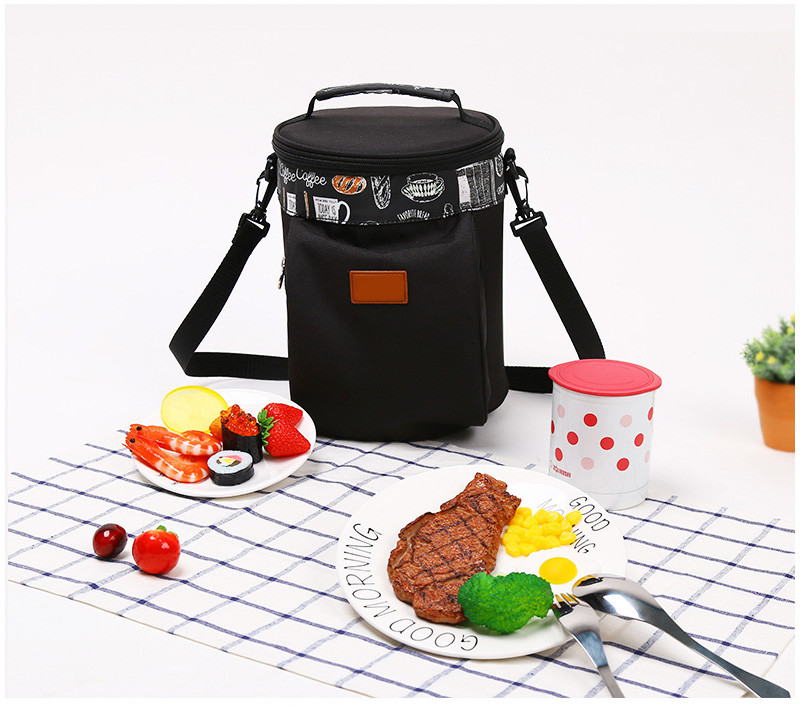 Outdoor Lunch Insulated Shoulder Food Picnic Cooler Bag