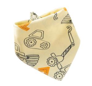 China Wholesale Custom Best Eating Water Leak Plain Food Feeding 360 rotate organic cotton Infant Baby Bandana Drool Bibs wholesale