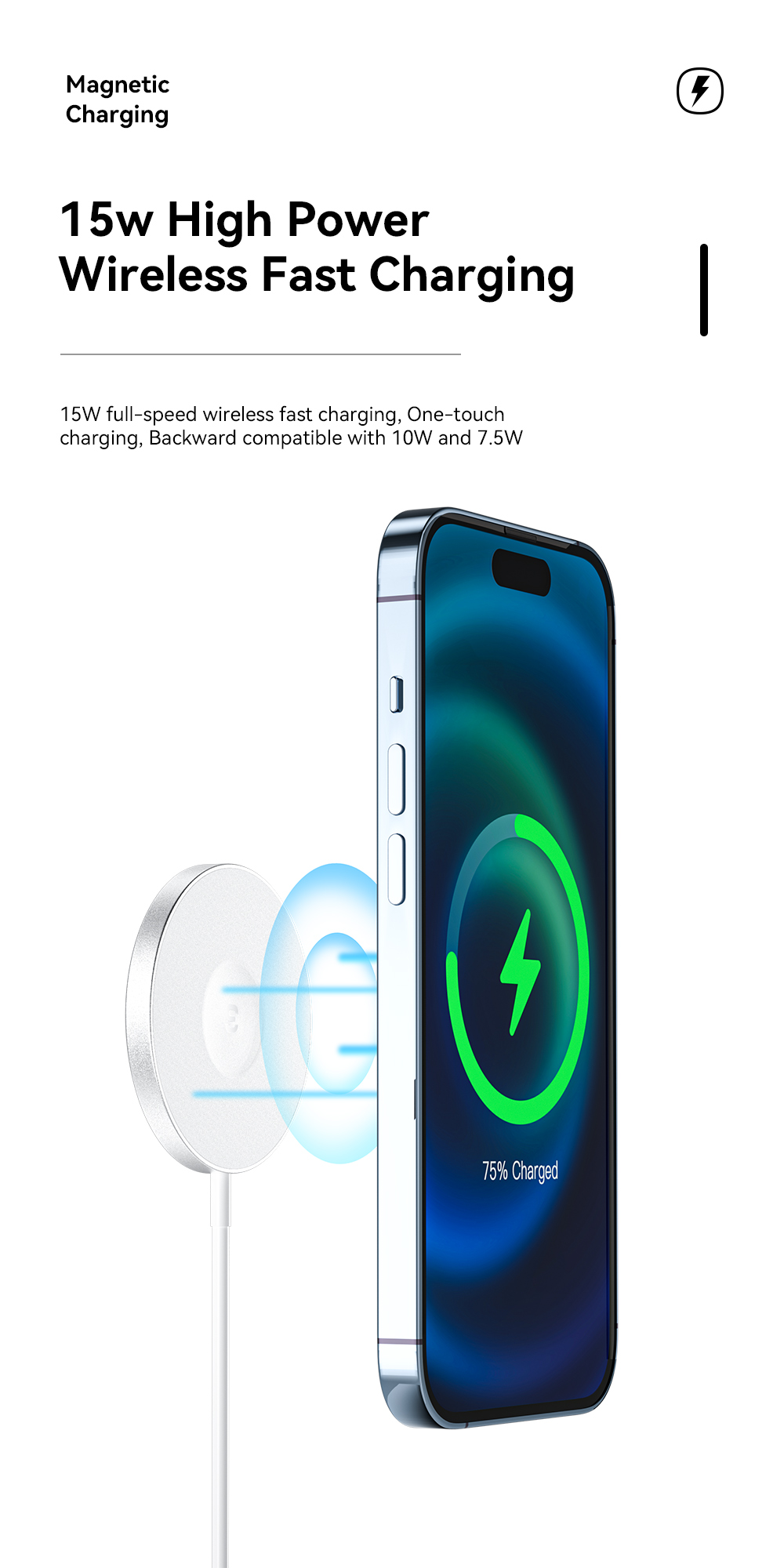 Essager 2022 YiT 3in1 Magnetic Wireless Chargers 3W 5W 15W 10W 7.5W For Phone Watch
