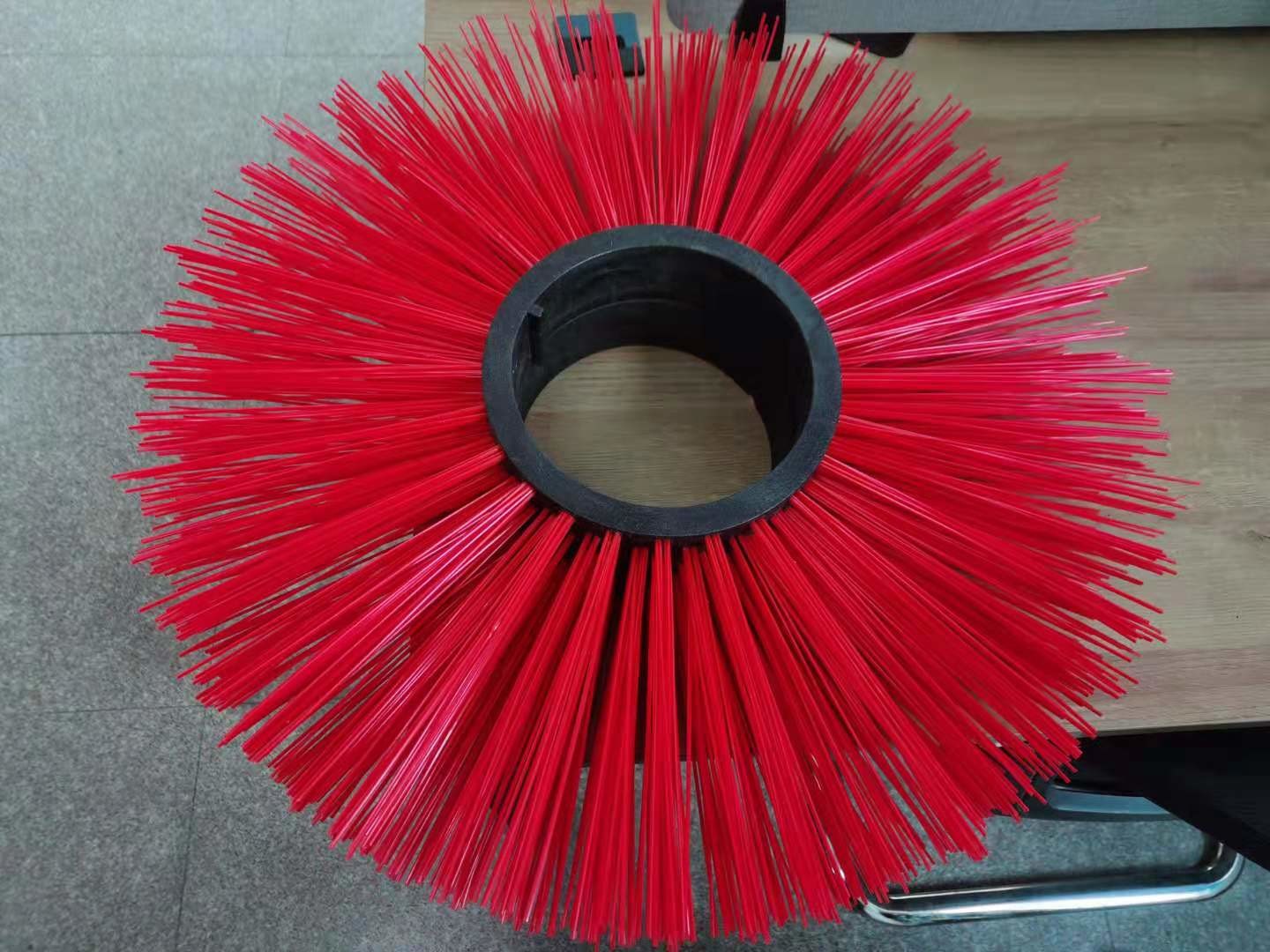 Poly Flat Wafer Broom Replacement Brush PP Road Cleaning Ring Brush