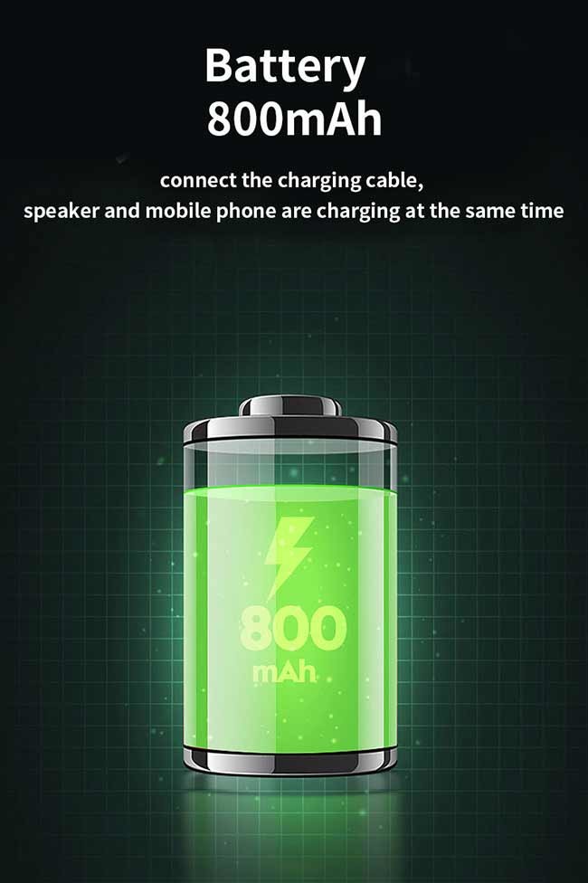 White Wireless Charger Speaker ABS Silicon Gel Playing Time 4-12 Hours