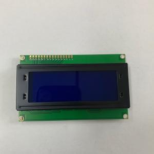 China Monochrome 20x4 STN Blue Character LCD Module with White Blacklight wholesale