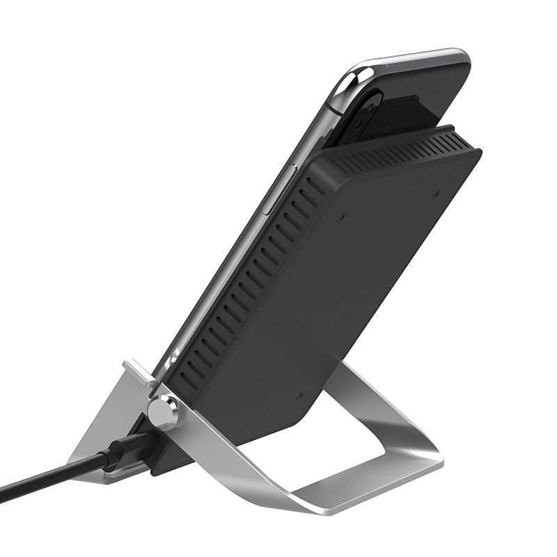 Suspension Quick Charge Qi Wireless Charging Stand Qi Wireless Aluminum