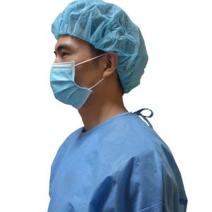 China Anti Dust Nonwoven Disposable Bouffant Surgical Caps wholesale