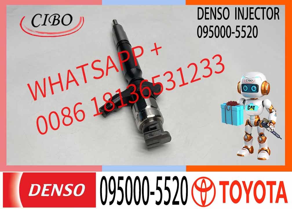 Car Part Fuel Injector For Toyota Hilux Spare Parts OEM 095000-5520 23670-0L010 With Engine Isbe Diesel Injector Injecti