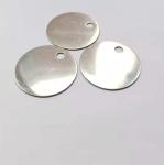 Round SS316 Cable Marker Plate Corrosion Resistance Stainless Steel ID Tag