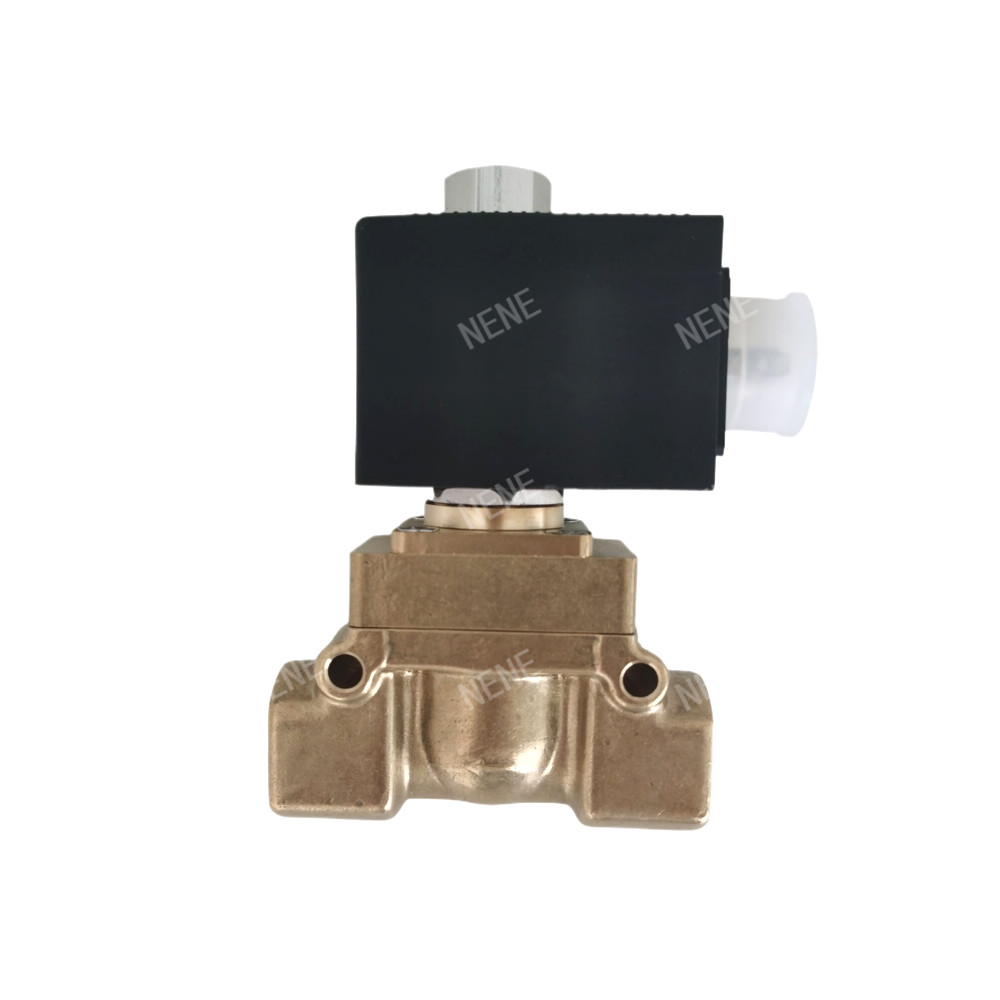 electromagnetic valve 00126161 burkert 6014 D Direct Acting Bottom Plate Connection Normally Open 2.0 Flow Hole DC24V 8W Brass Valve Body 0~10bar