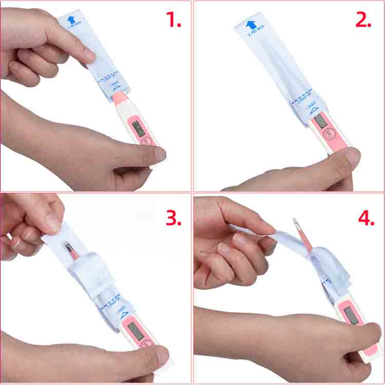 High Quality Mouth and Armpit and Anus thermometer probe covers