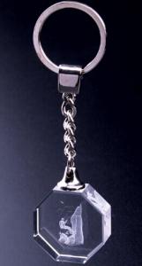 China Crystal Transparent Heart Key Chain wholesale
