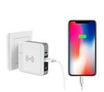 ABS PC 6700mAh QI Enable Devices Travel Charger Power Bank