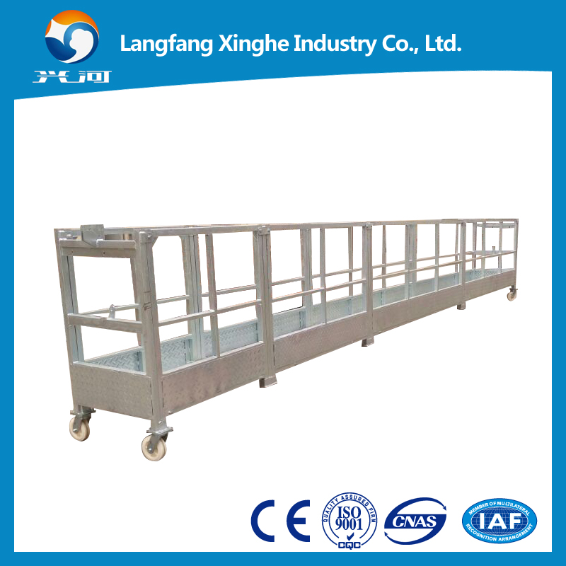 LTD80 hoist suspended rope platform ,2.2kw electric winch gondola , lifting cradle for cleaning,maintenance