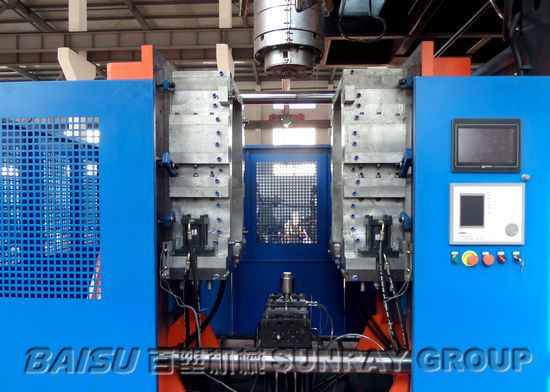 200L Chemical Drum Blow Molding Equipment , High Speed Plastic Drum Making Machine SRB120B