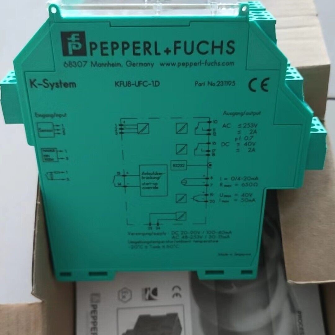 Pepperl Fuchs Frequency Converter with Trip Values KFU8-UFC-1.D Line fault detection (LFD)